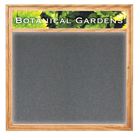 United Visual Products Open Faced Traditional Corkboard, 36x24" UV641A-GOLD-BLACK